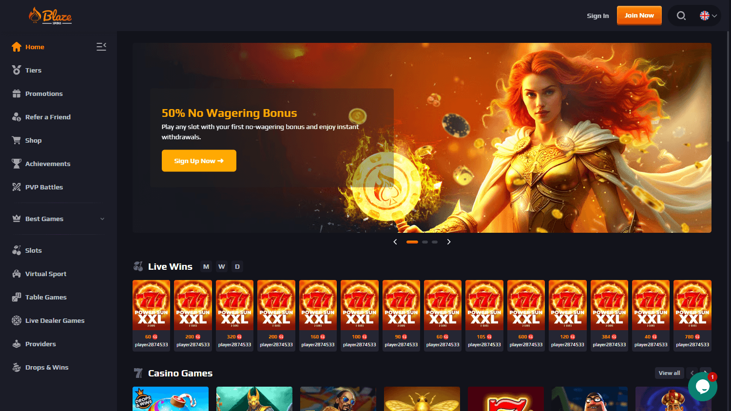 blaze_spins_casino_homepage_desktop
