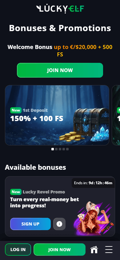 LuckyElf_Casino_promotions_mobile