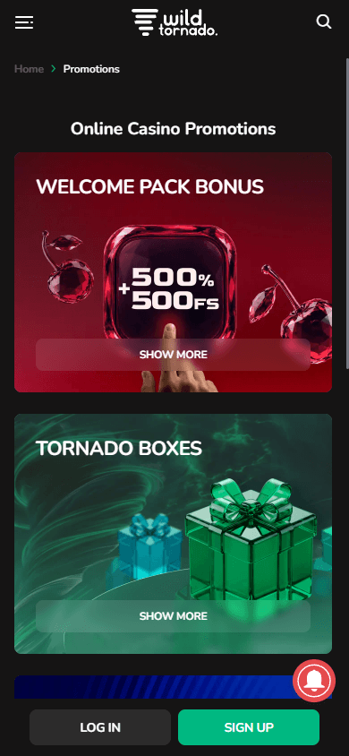 WildTornado_Casino_promotions_mobile