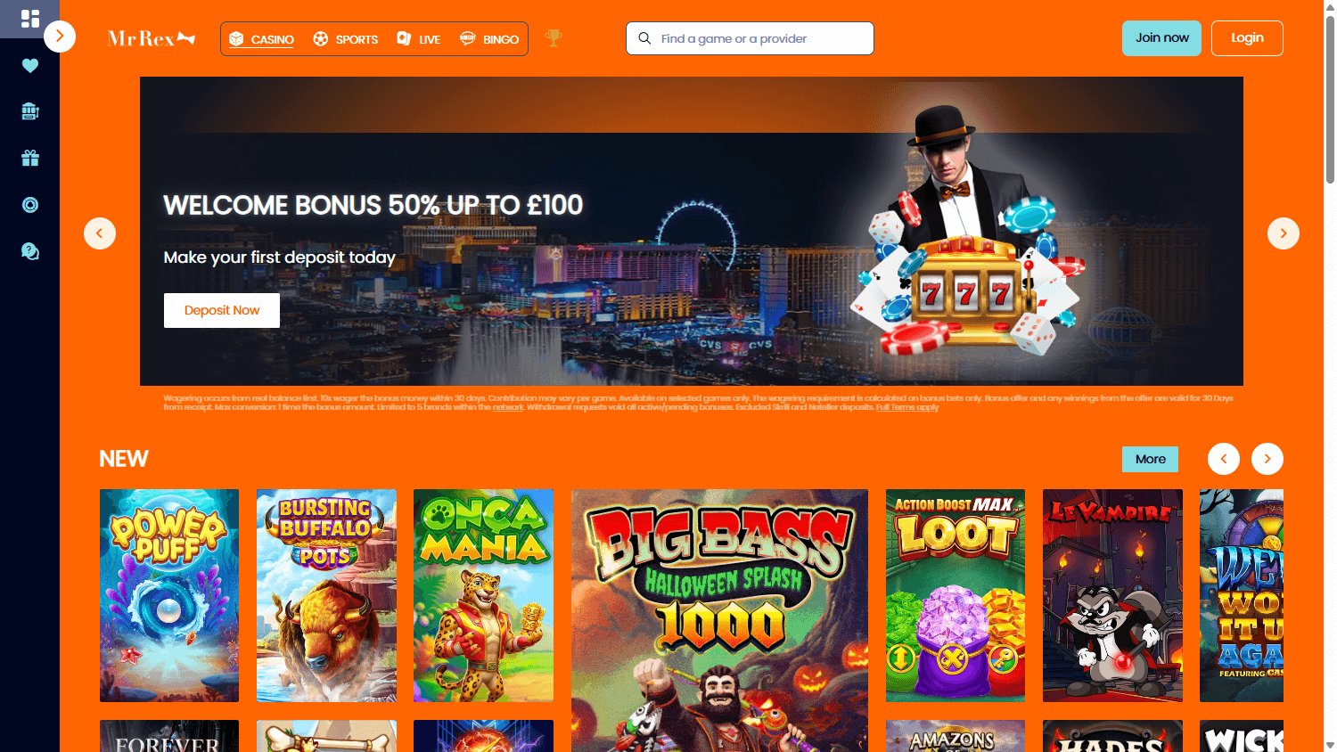 mrrex_casino_homepage_desktop