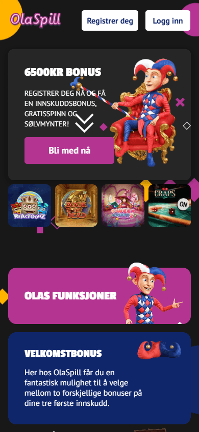 olaspill_casino_homepage_mobile