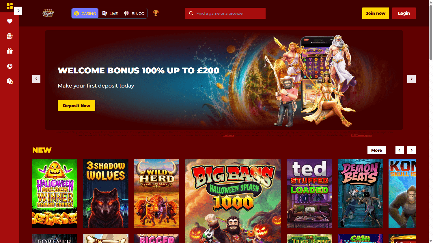 iwonvegas_casino_homepage_desktop
