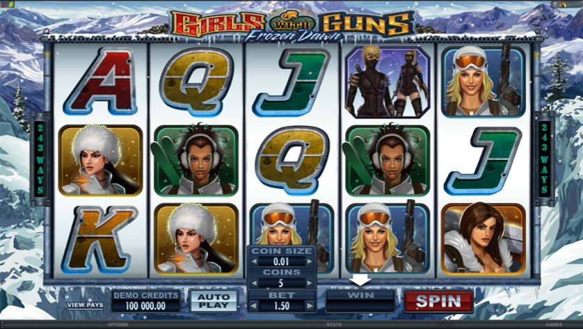 Girls With Guns - Frozen Dawn Free Slots.png