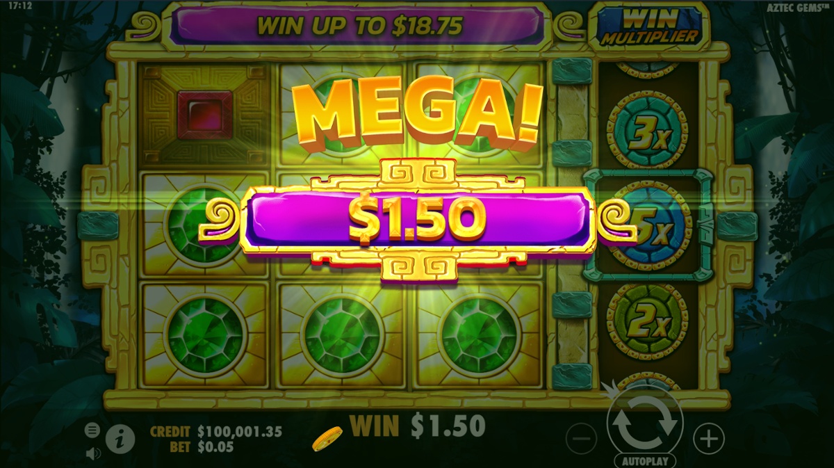 Aztec Gems big win