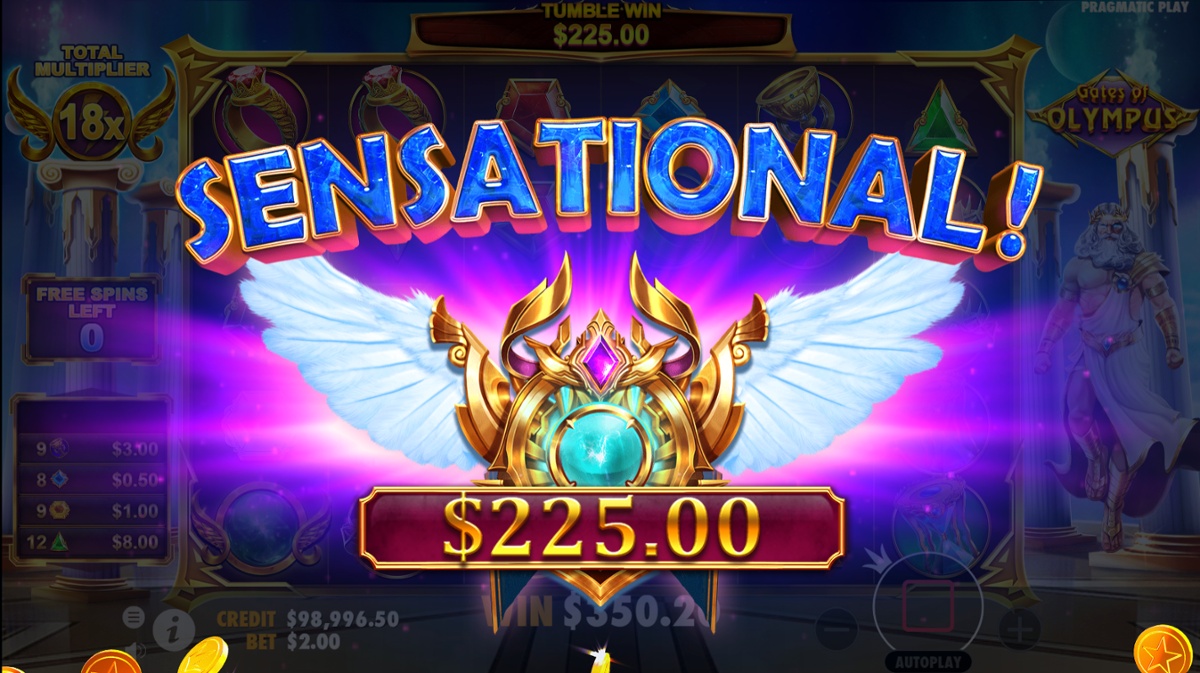 Gates of Olympus slot Sensational win