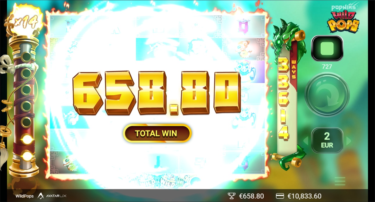 Wild Pops slot super big win