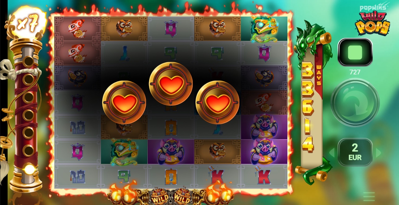 Wild Pops re-spin feature