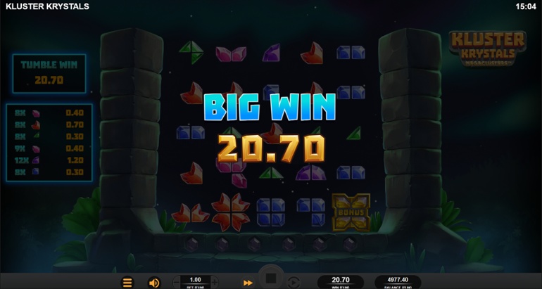 Kluster Krystals Megaclusters big win