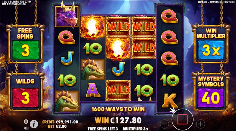 Drago - Jewels of Fortune & Mystery symbol