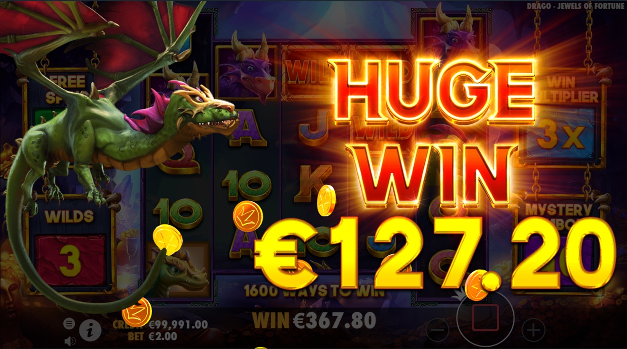 Drago - Jewels of Fortune big win