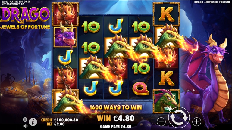 Drago - Jewels of Fortune win