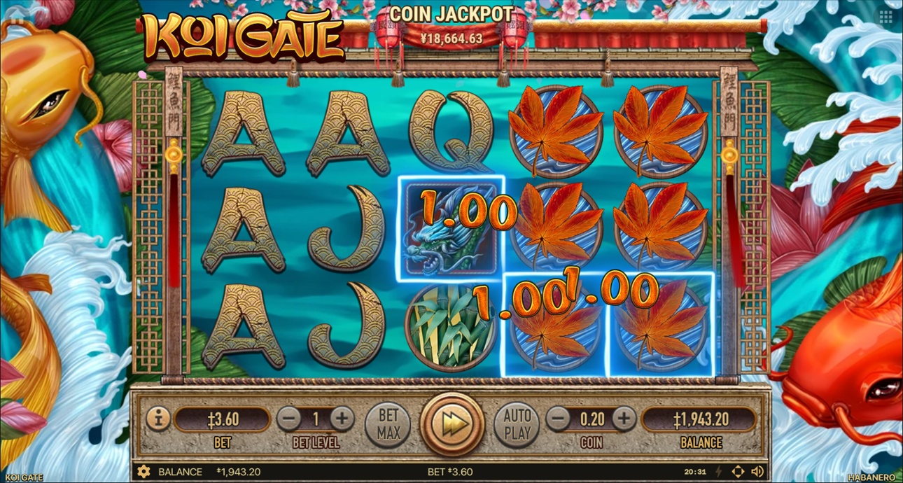 Koi Gate slot win