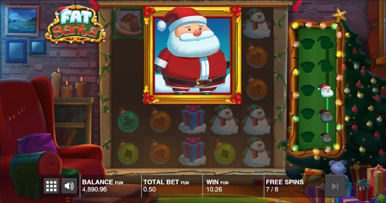 Fat Santa free spins bonus