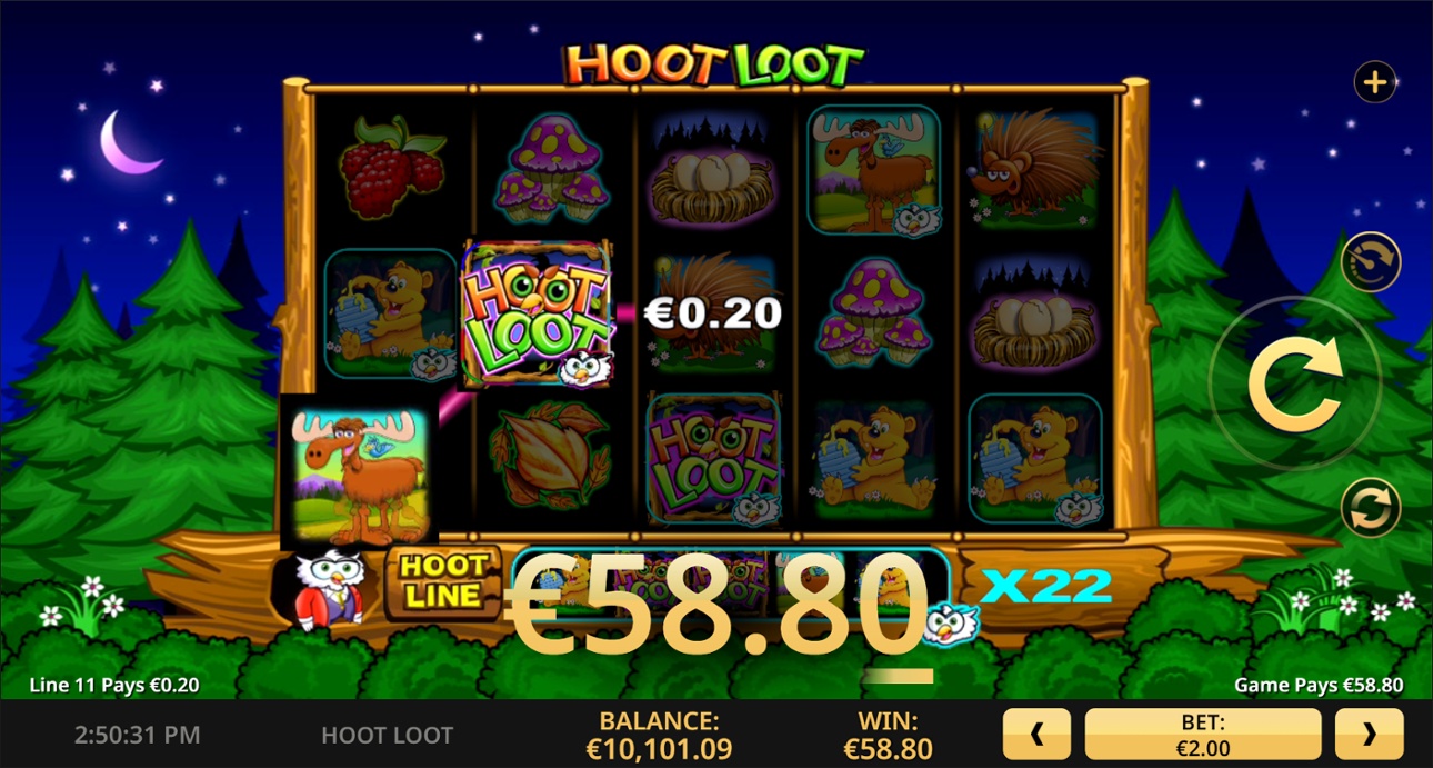 Hoot Loot big win