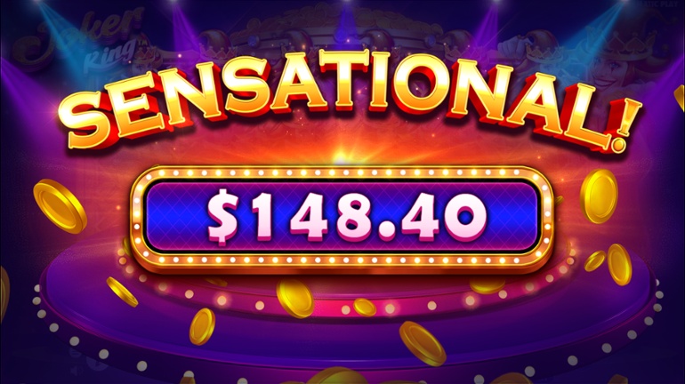 Joker King slot sensational win