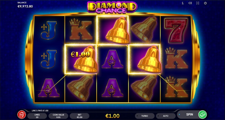 Diamond Chance slot win