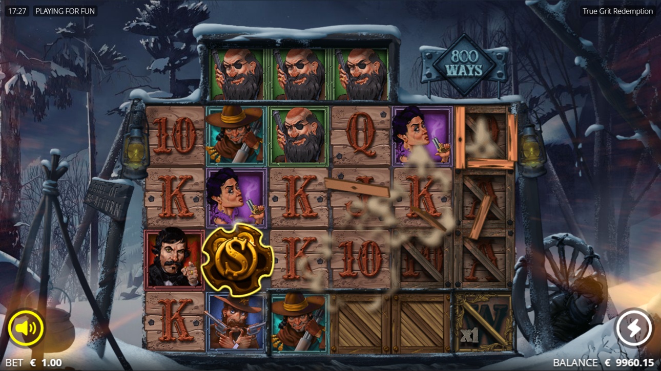 True Grit Redemption & Scatter symbol unlock