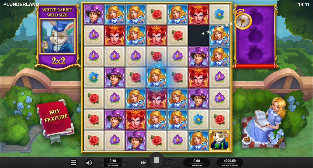 Plunderland slot Scatter symbols collection