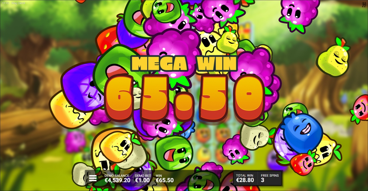 King Carrot slot big win