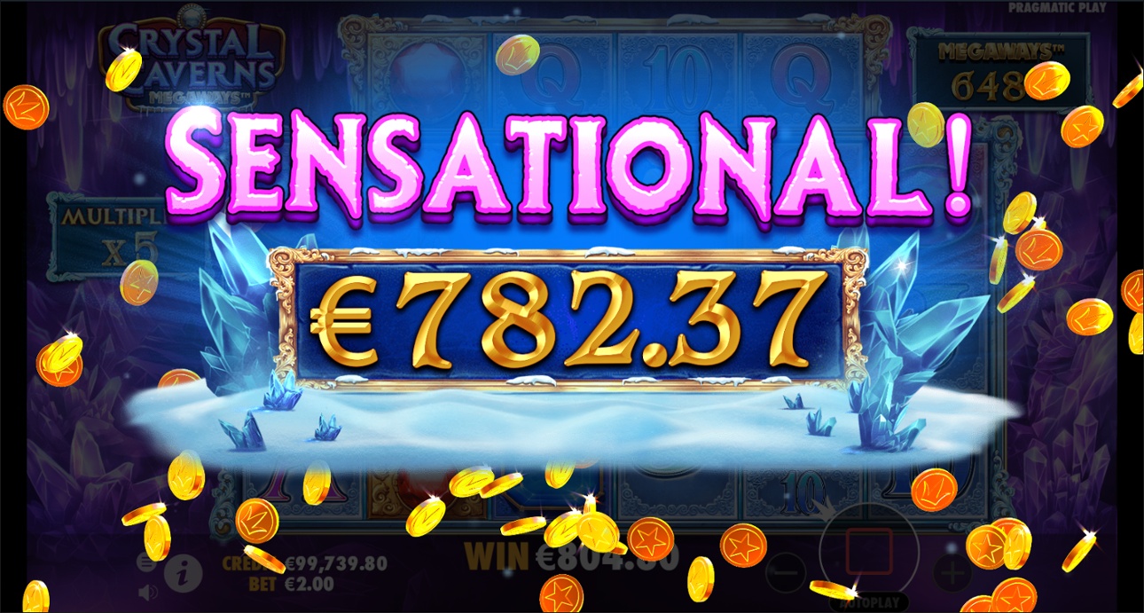 Crystal Caverns Megaways & sensational win