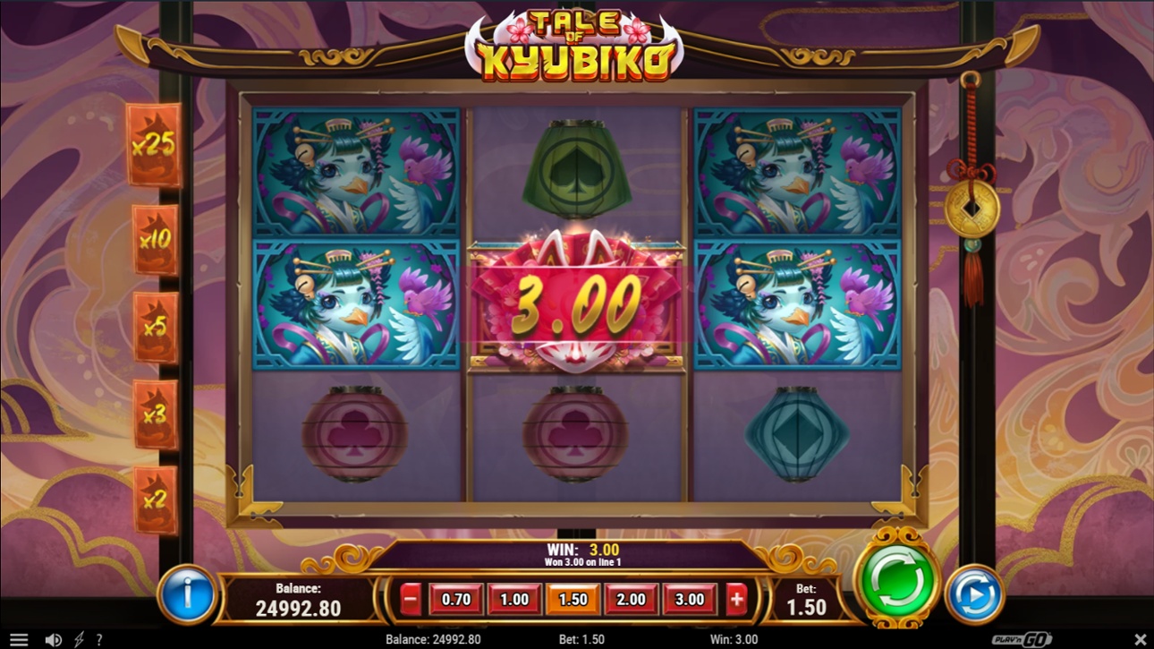 Tale of Kyubiko slot win