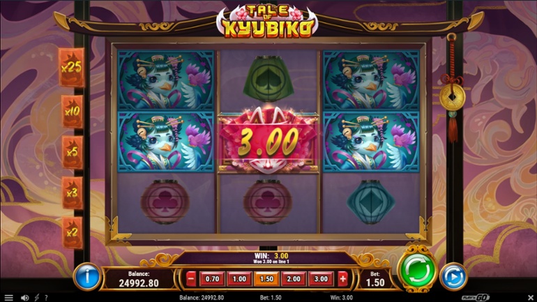 Tale of Kyubiko slot win