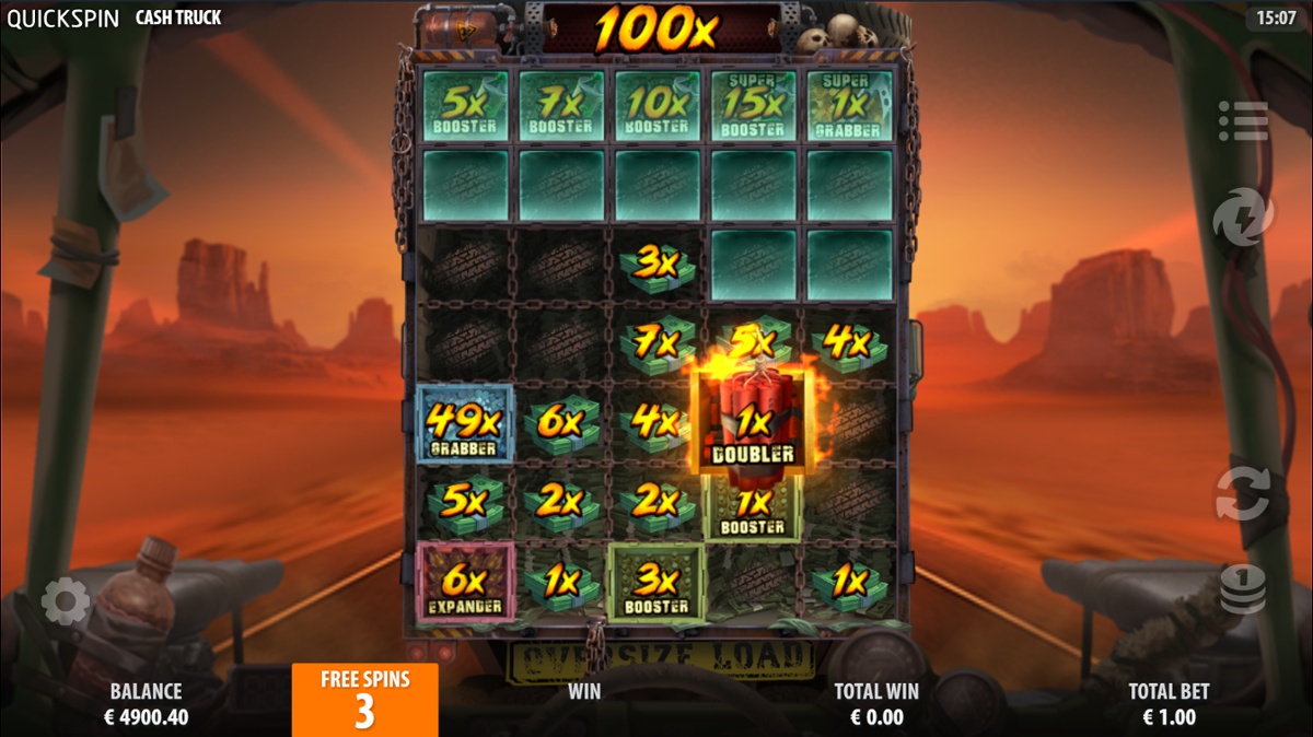 Cash Truck slot bonus feature