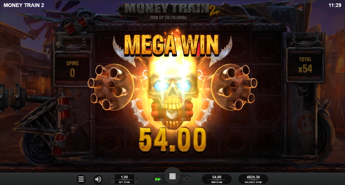 Money Train 2 big win