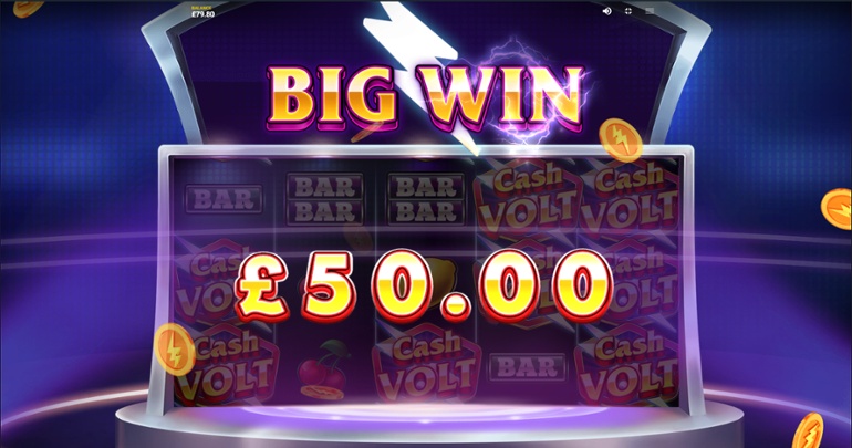 Cash Volt with Scatter Big win