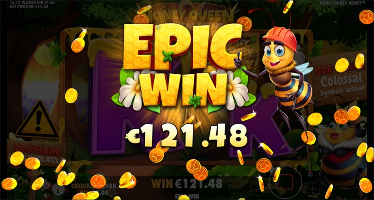 Honey Honey Honey slot big win