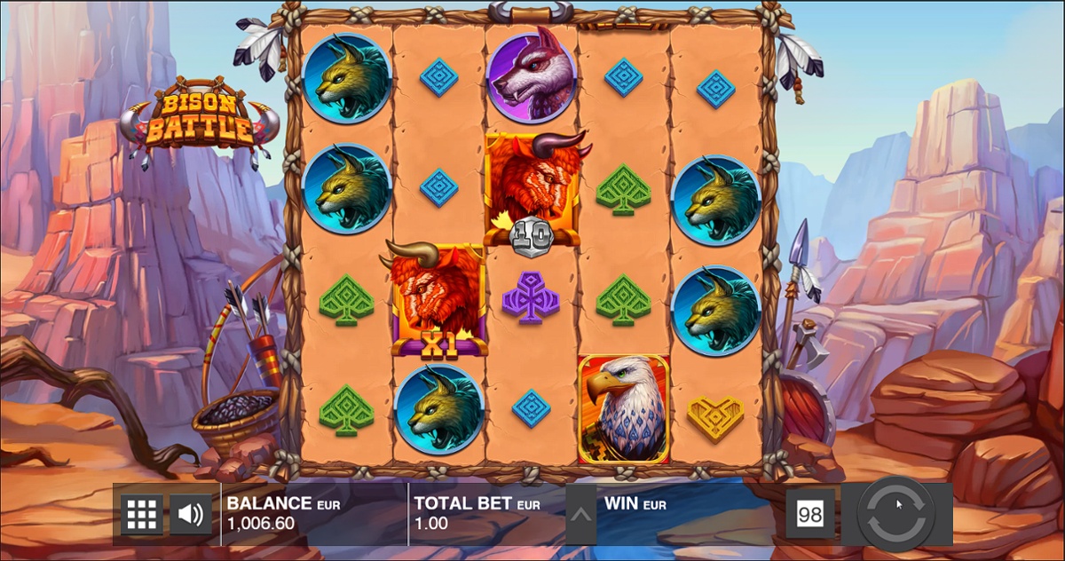 Bison Battle & Red Bison symbols