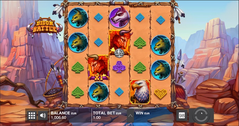 Bison Battle & Red Bison symbols