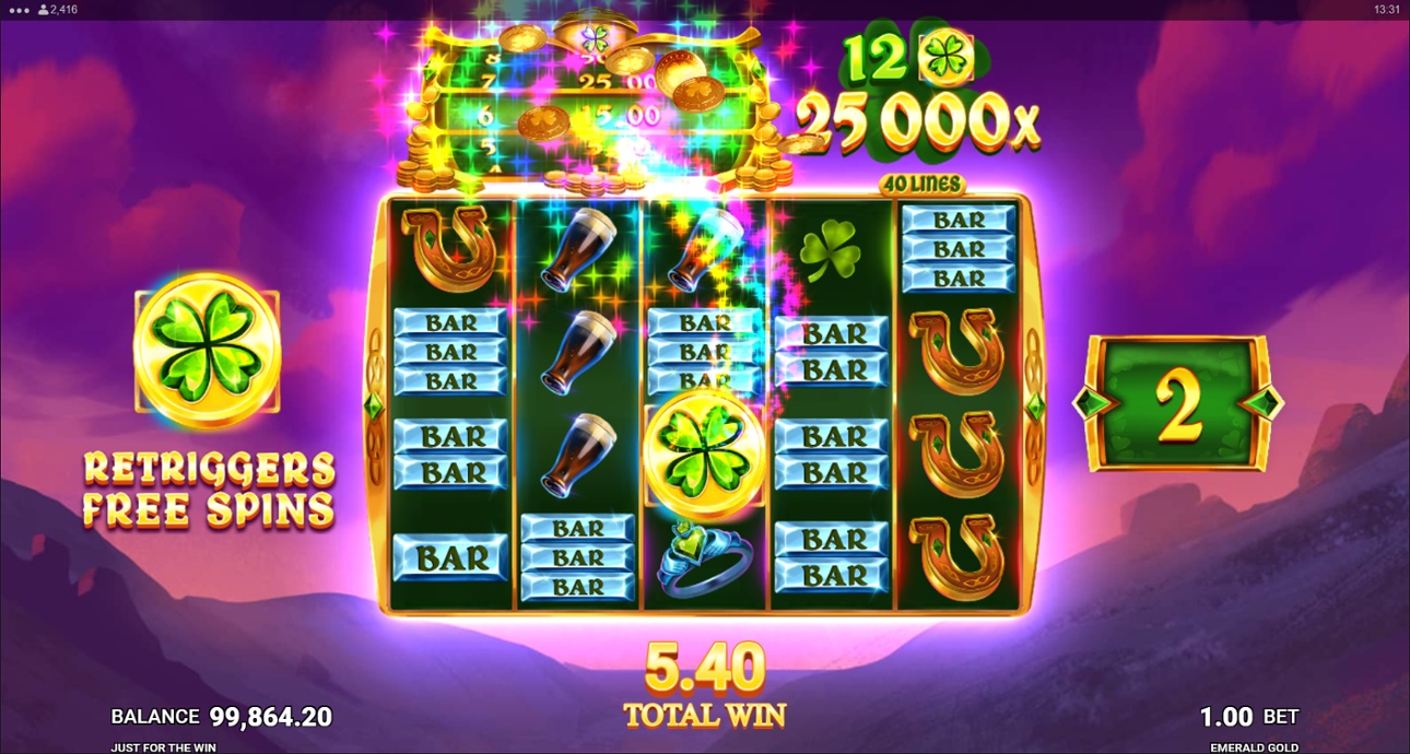 Emerald Gold slot & Scatter collecting