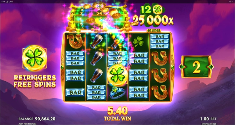 Emerald Gold slot & Scatter collecting