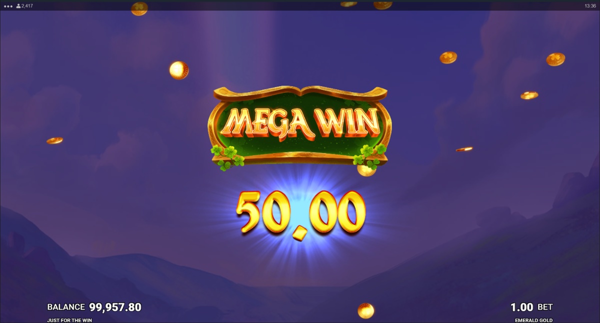 Emerald Gold slot big win