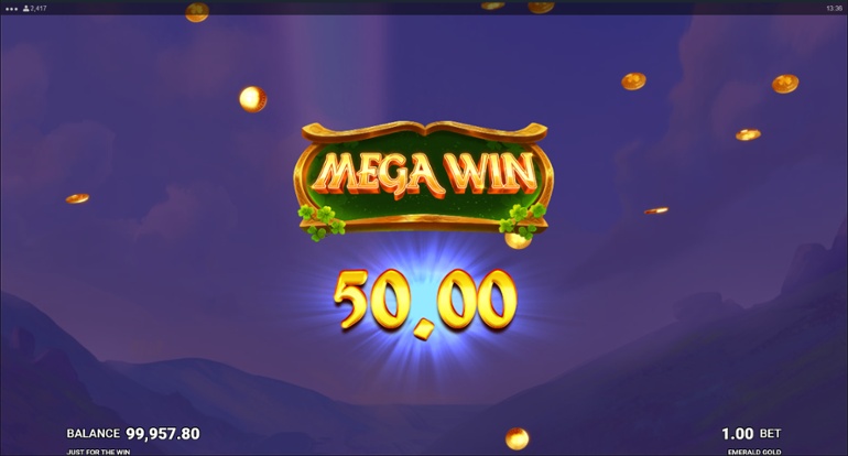 Emerald Gold slot big win