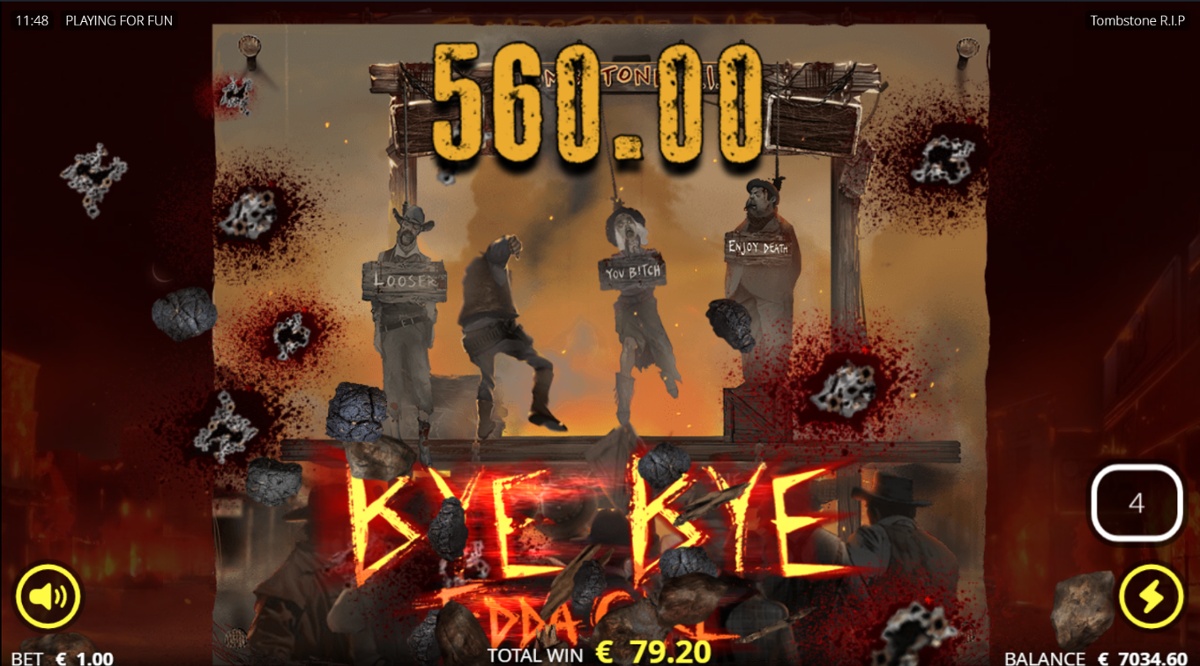 Tombstone R.I.P. slot big win