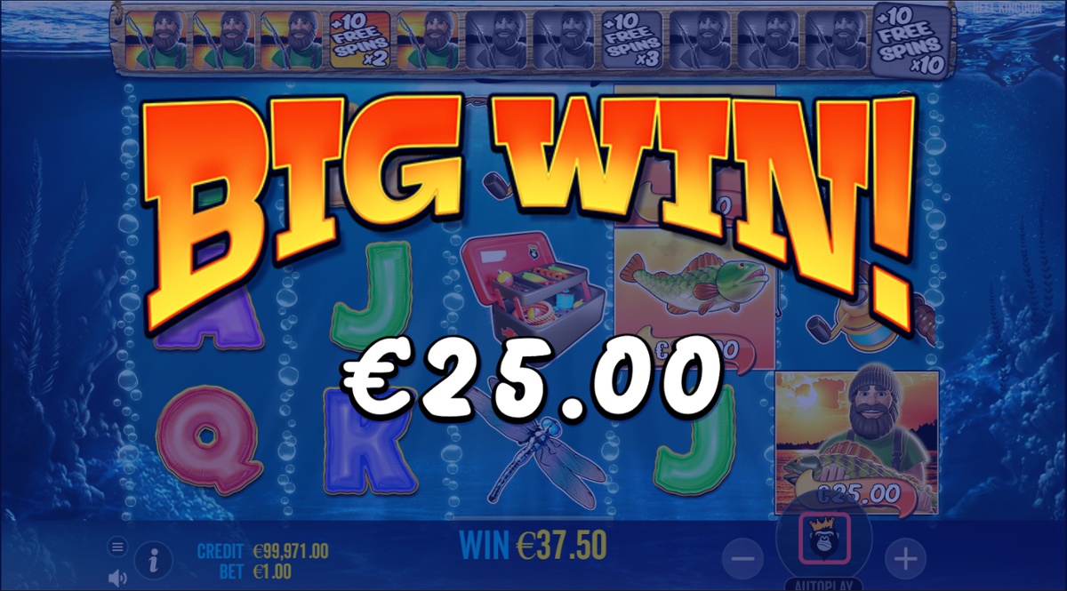 Big Bass Bonanza big win