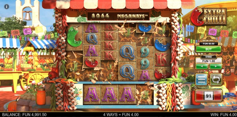 Extra Chilli Megaways win