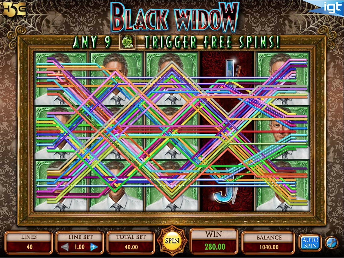 Black widow Winlines