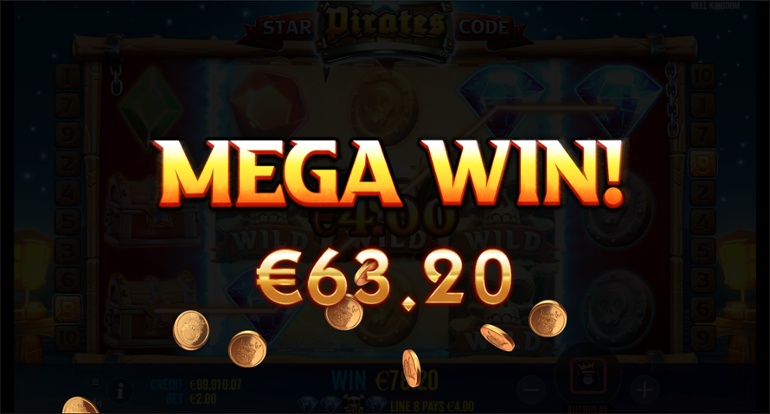 Star Pirate Code mega win