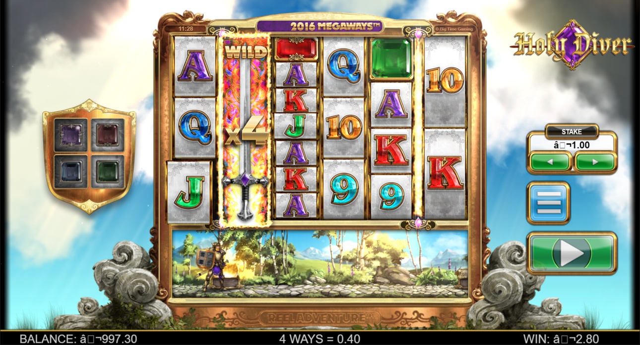 Holy Diver slot - multiplier Wild