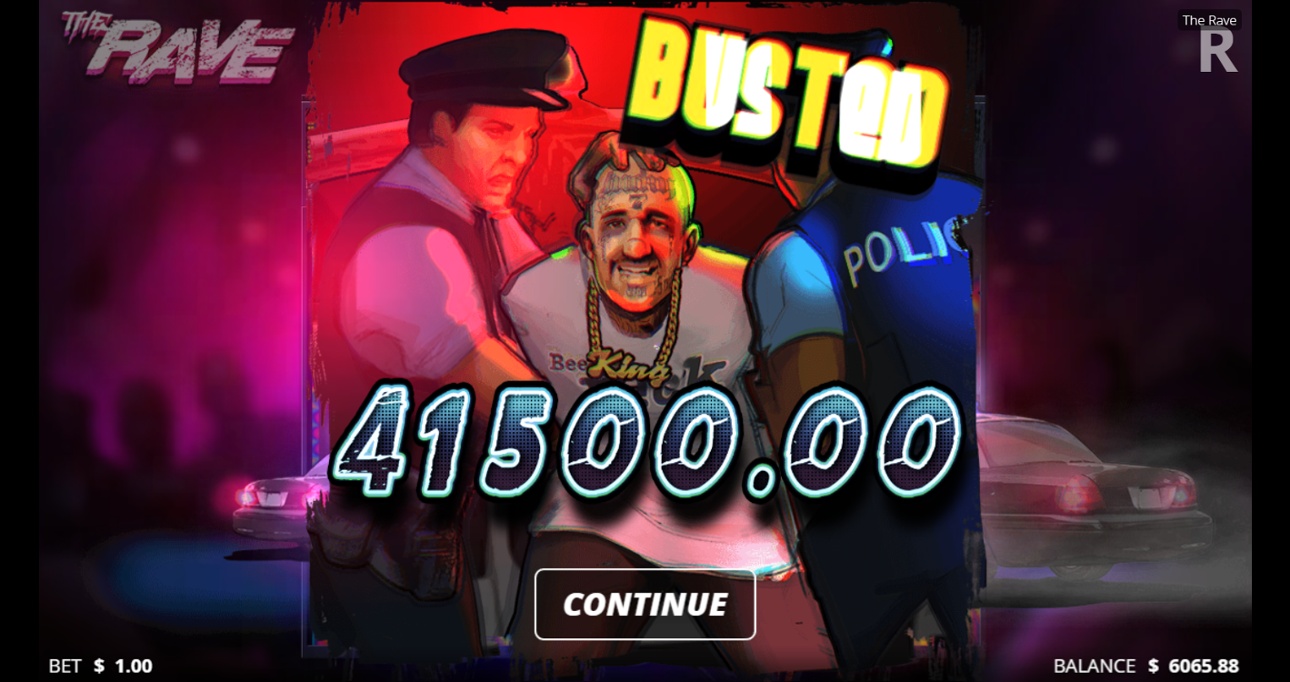 The Rave slot - max win