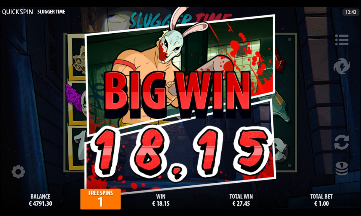 Slugger Time big win