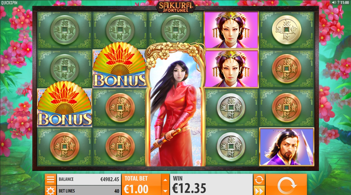 Sakura Fortune scatter symbols win