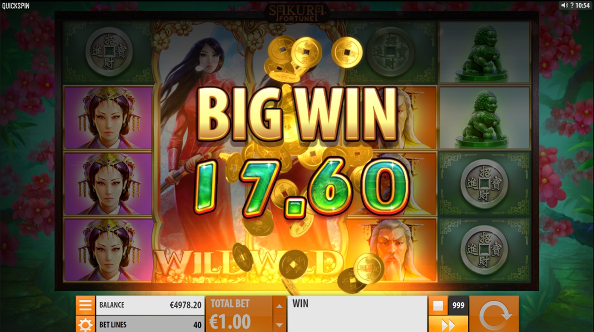 Sakura Fortune slot big win