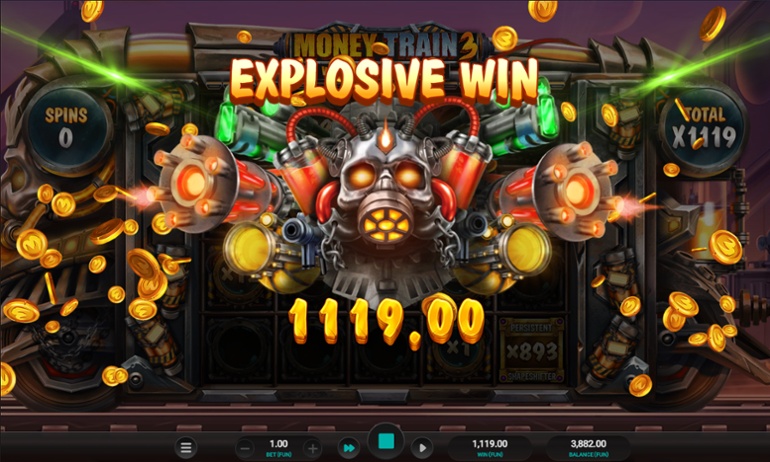 Money Train 3 big win