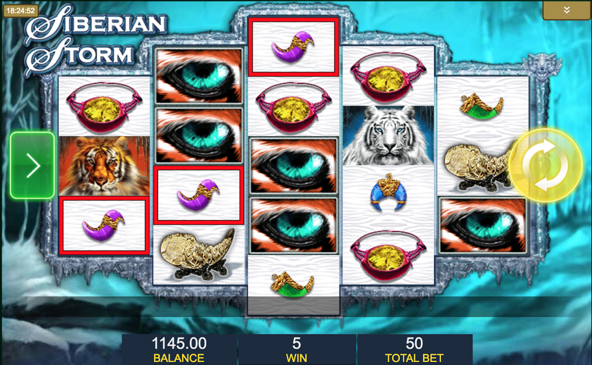 Siberian Storm 5 Reel Slot