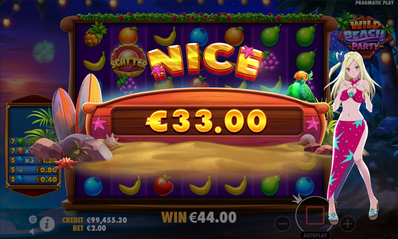 Wild Beach Party & Nice win