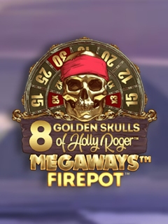 8 Golden Skulls of Holly Roger Megaways